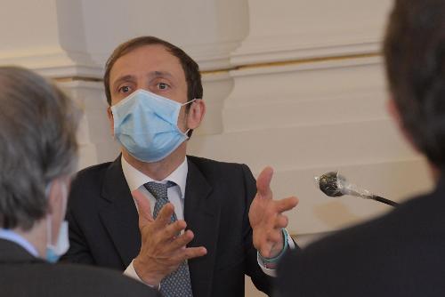 Il governatore del Friuli Venezia Giulia, Massimiliano Fedriga.